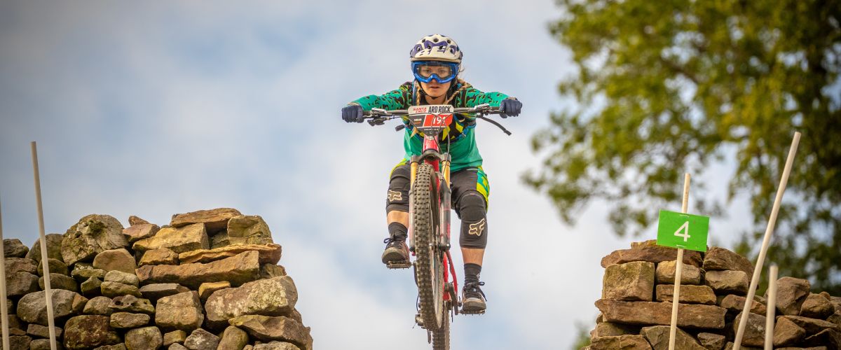 Awesome mum Sally Wright rips it up in Enduro!