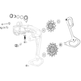 Derailleurs - Rear - Spare Parts: RD CAGE ASSY KIT X0 T-TYPE