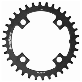 SunRace NarrowWide 96BCD Steel Chainring in