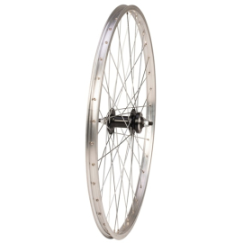 26 X 1.75   Front DISC Wheel, Silver