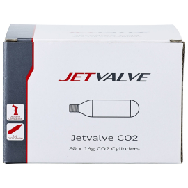 Weldtite Jet Valve CO2 Cylinders 16g Box of