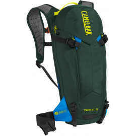 CAMELBAK TORO PROTECTOR 8 DRY HYDRATION PACK 2019: DEEP FOREST/BRILLIANT BLUE 8L/280OZ