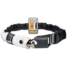 HIPLOK GOLD WEARABLE CHAIN LOCK 10MM X 85CM  WAIST 2444 INCHES GOLD SOLD SECURE HIGH VISIBILITY  10MM X 85CM