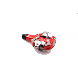 LOOK X-TRACK MTB PEDAL WITH CLEATS: RED