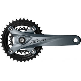 FC-M3000 Acera 2-piece chainset, for chain line 51.8 mm, 36/22T, silver, 175 mm